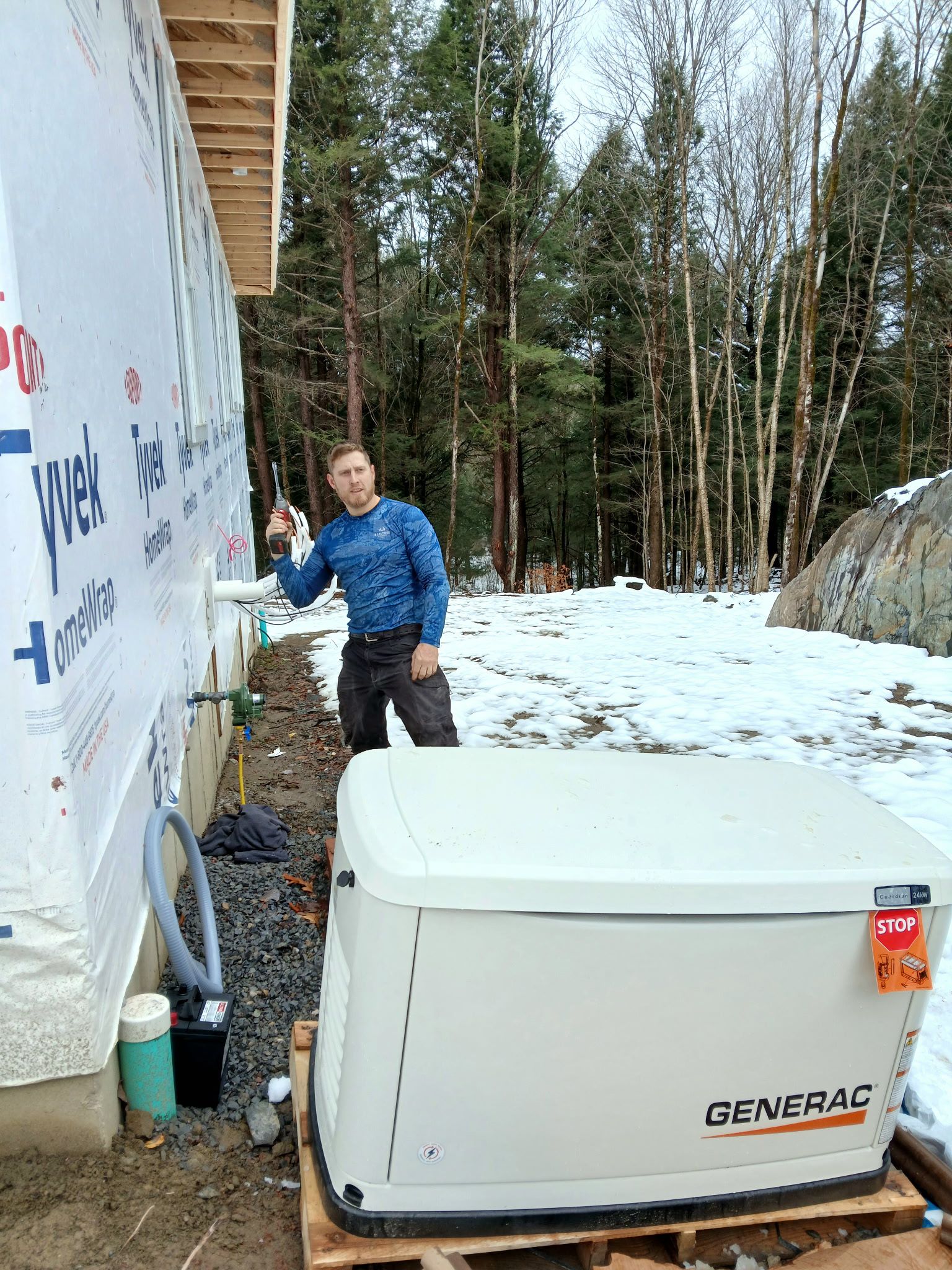 Landry Innovations electrician at work