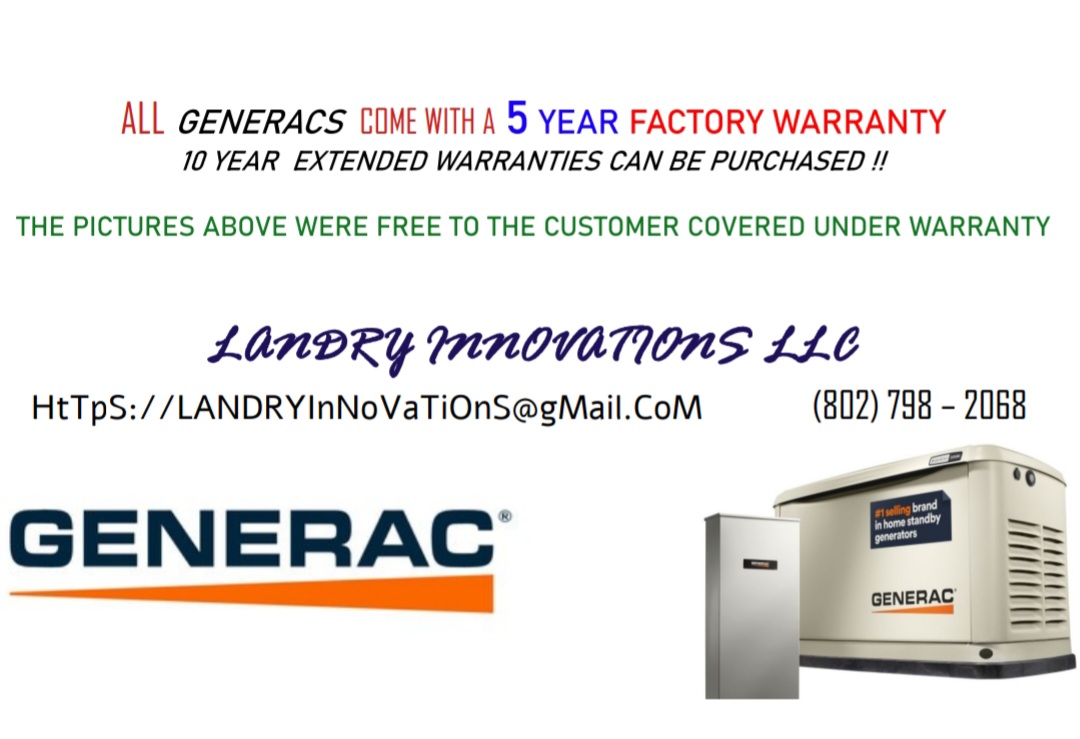 Generator warranties available